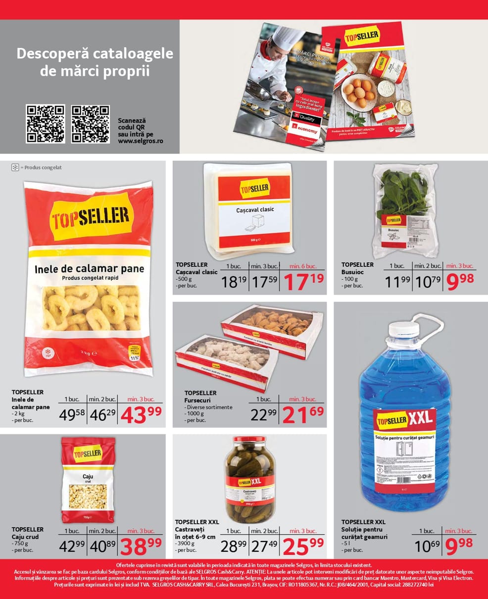catalog Selgros gastro food